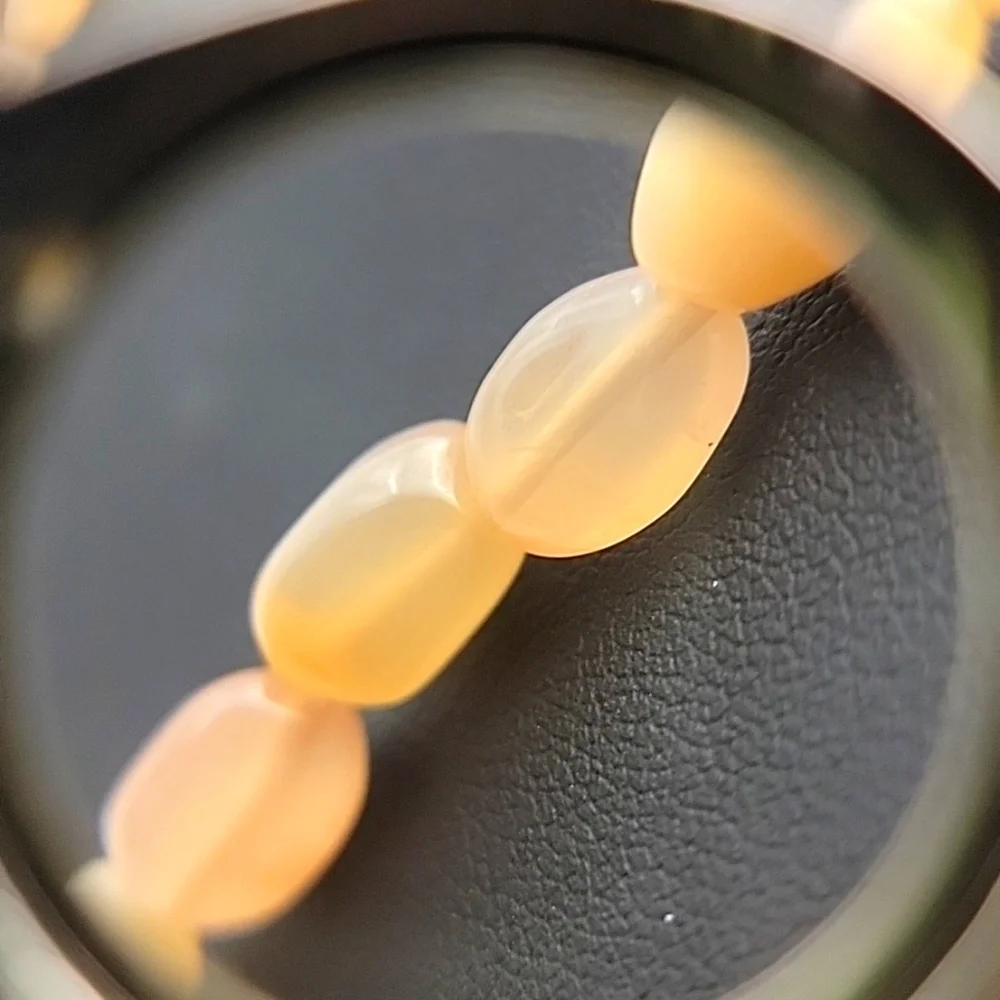 Agate Blue Onyx 176 Cts Round Oval Beaded Natural Gemstone 20
